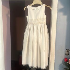 Elegant White Kids Dress